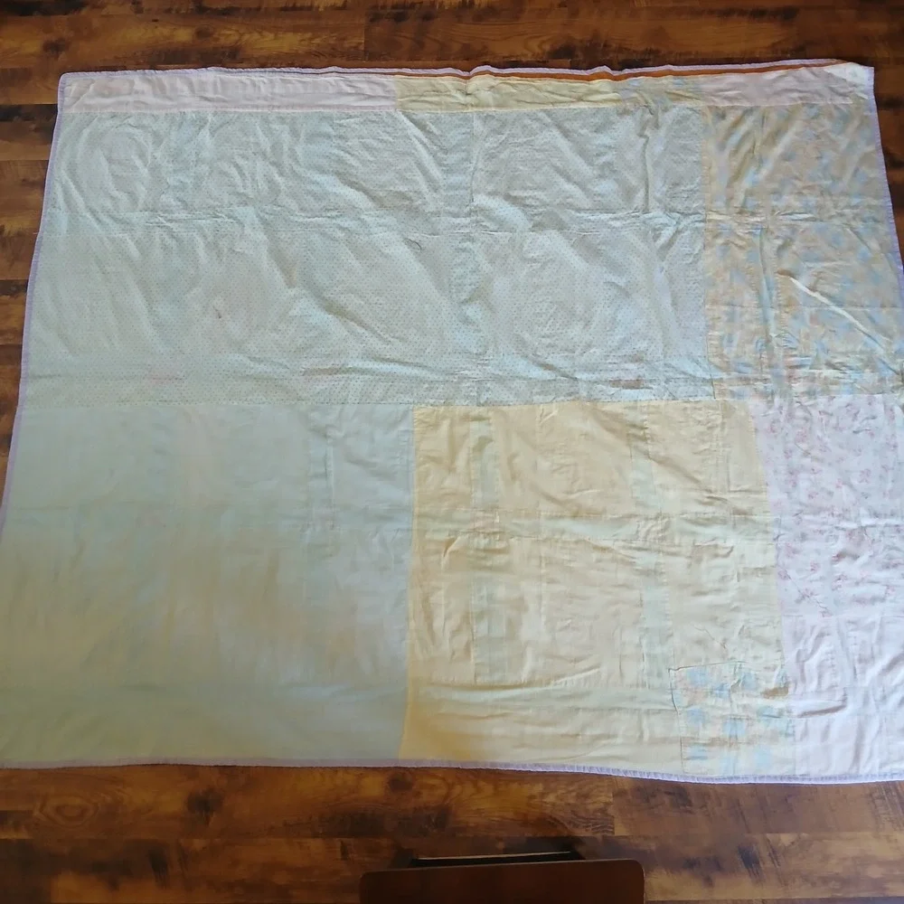 Vtg Sunbonnet Sue Dutch Bonnet Girls Quilt 92x77